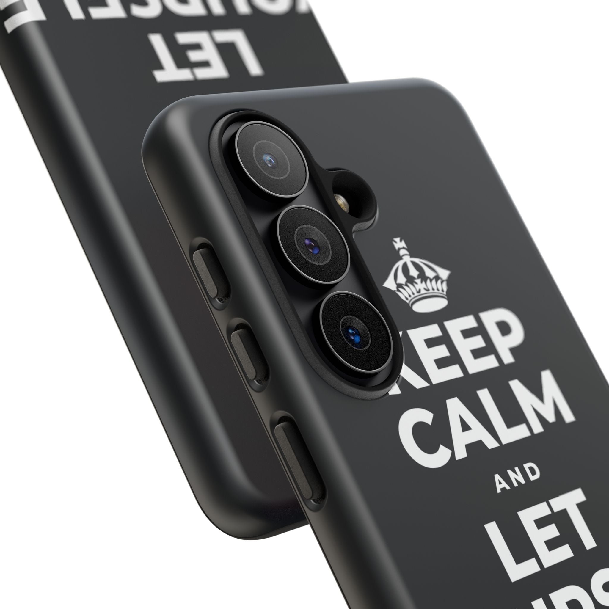 KEEP CALM AND LET YOURSELF SLOW DOWN Phone Case (Dark)