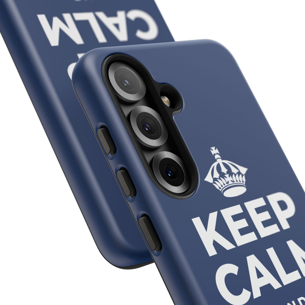 KEEP CALM AND JUST BE Phone Case
