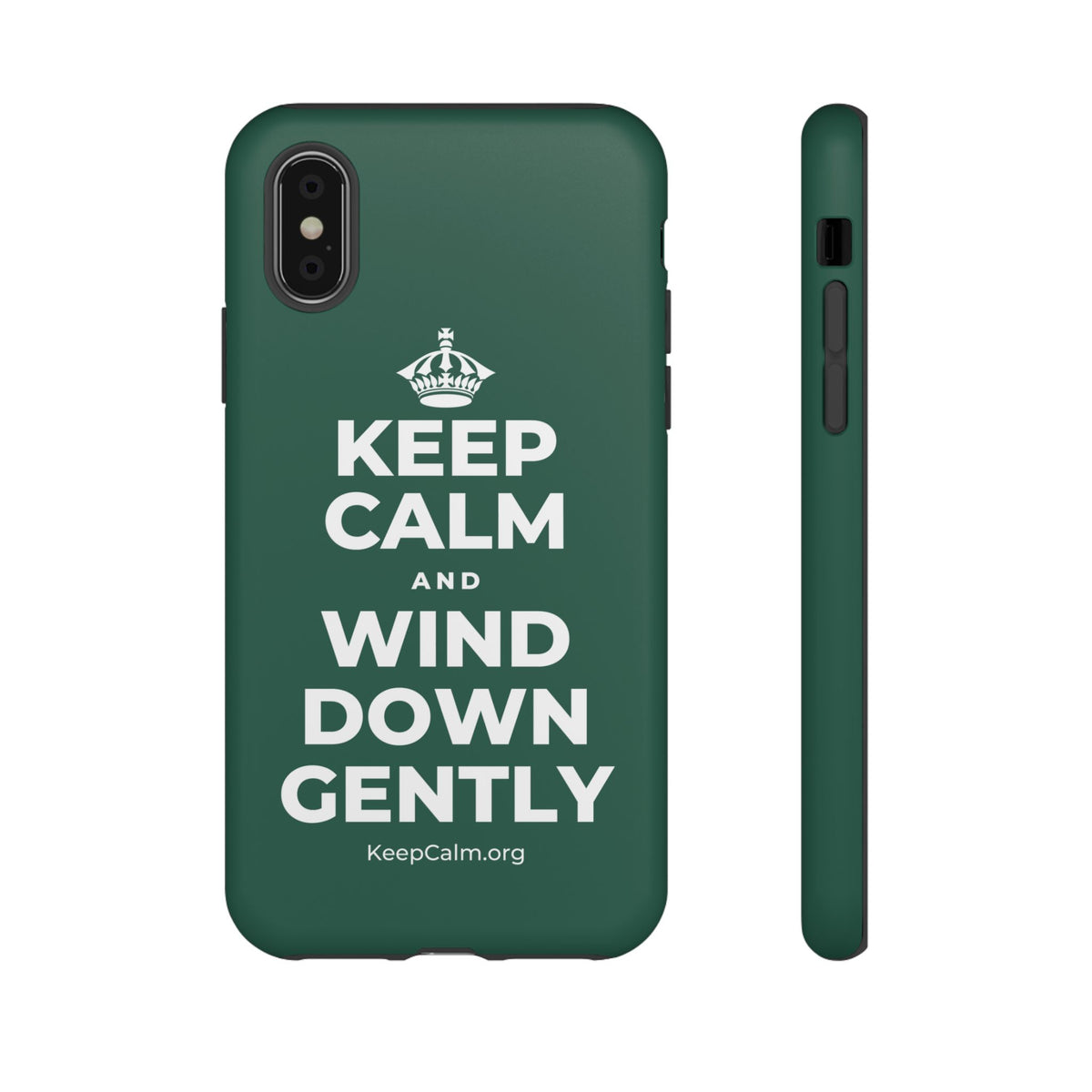 KEEP CALM AND WIND DOWN GENTLY Phone Case