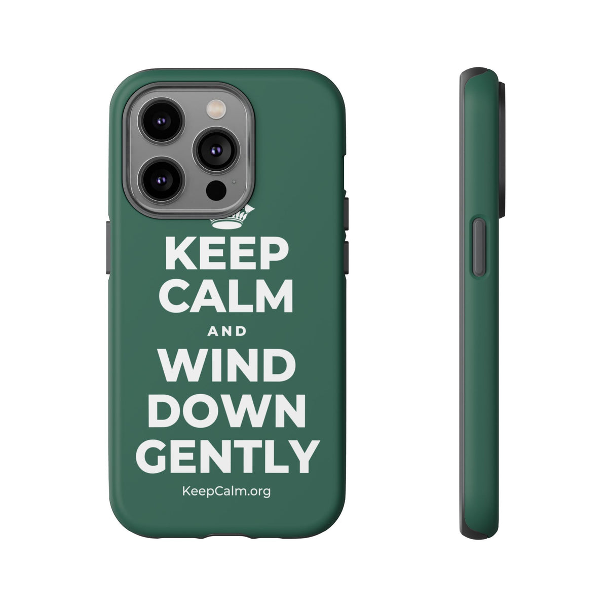 KEEP CALM AND WIND DOWN GENTLY Phone Case