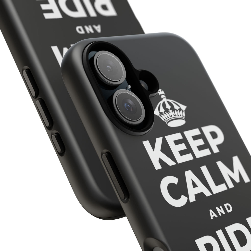 KEEP CALM AND RIDE THE WAVE Phone Case