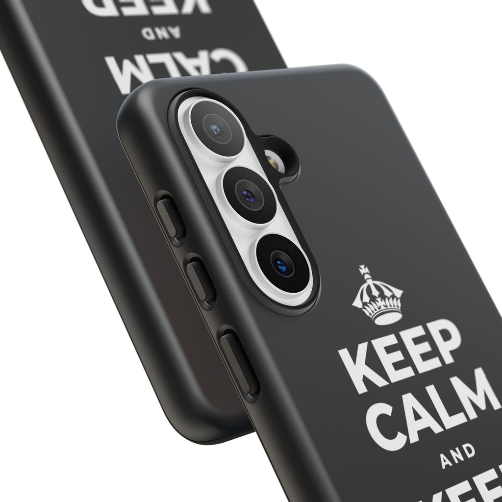 KEEP CALM AND KEEP DREAMING Phone Case (Dark)