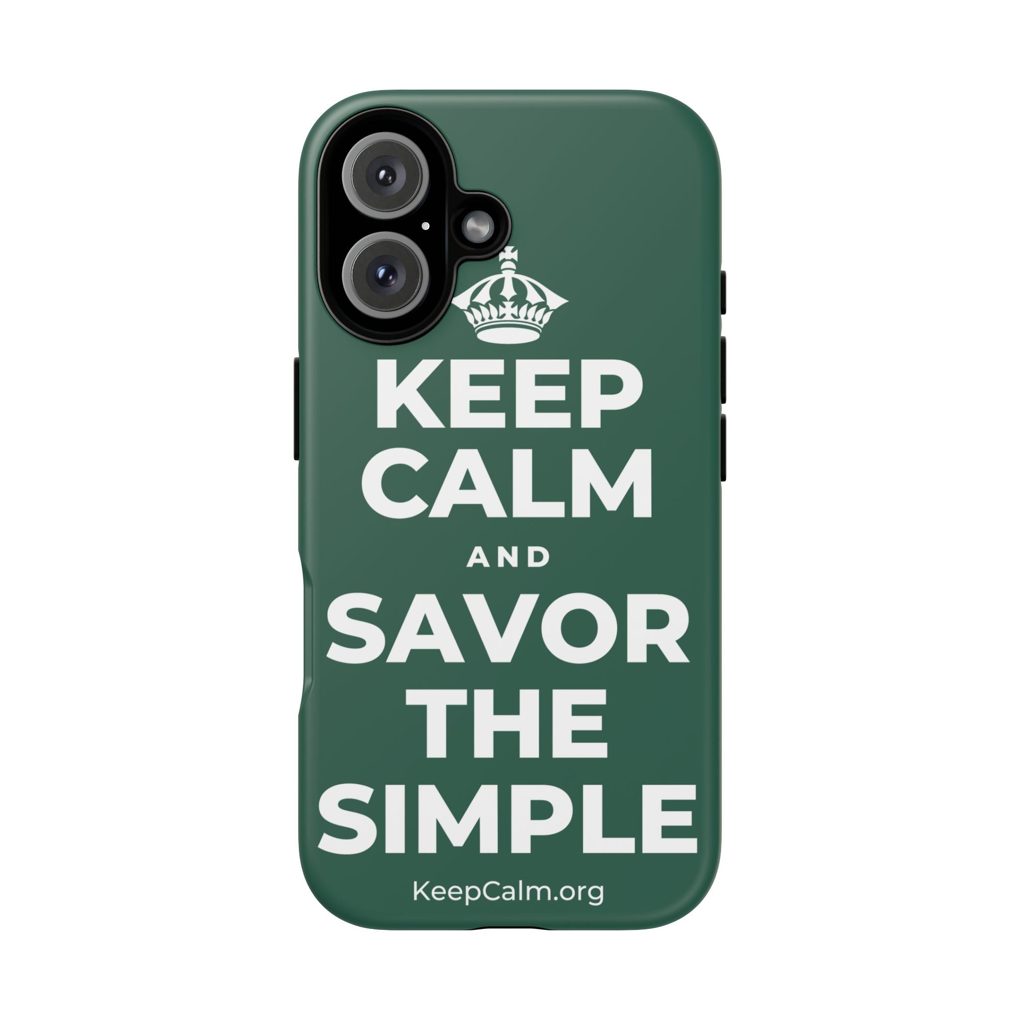 KEEP CALM AND SAVOR THE SIMPLE Phone Case