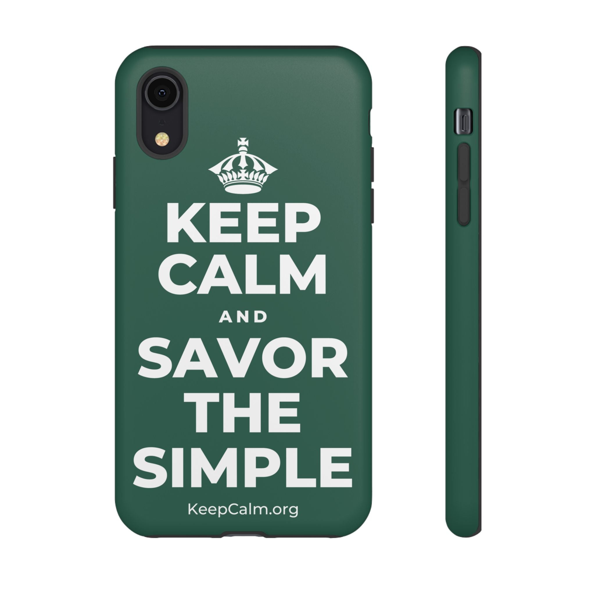 KEEP CALM AND SAVOR THE SIMPLE Phone Case
