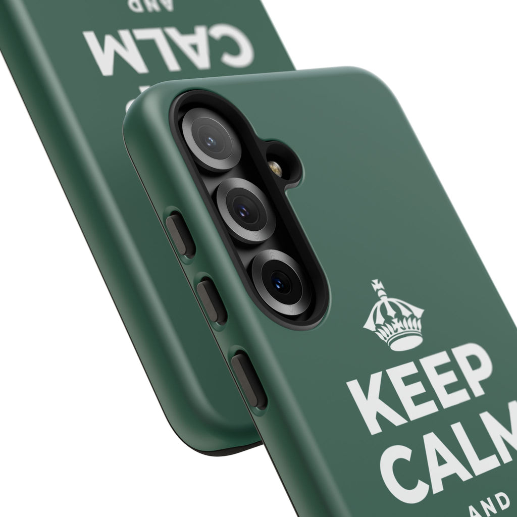 KEEP CALM AND BREATHE Phone Case