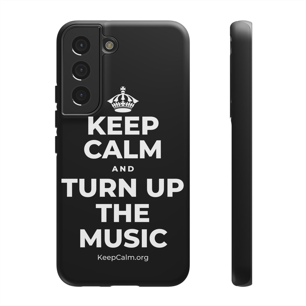 KEEP CALM AND TURN UP THE MUSIC Phone Case