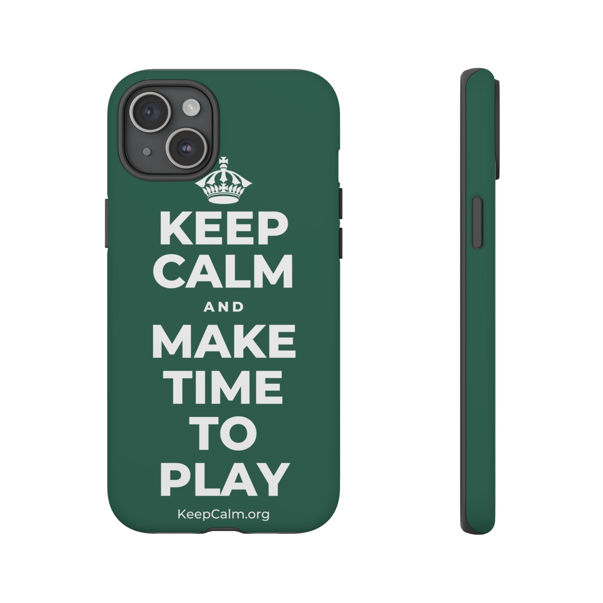 KEEP CALM AND MAKE TIME TO PLAY Phone Case