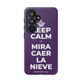 KEEP CALM Y MIRA CAER LA NIEVE Phone Case