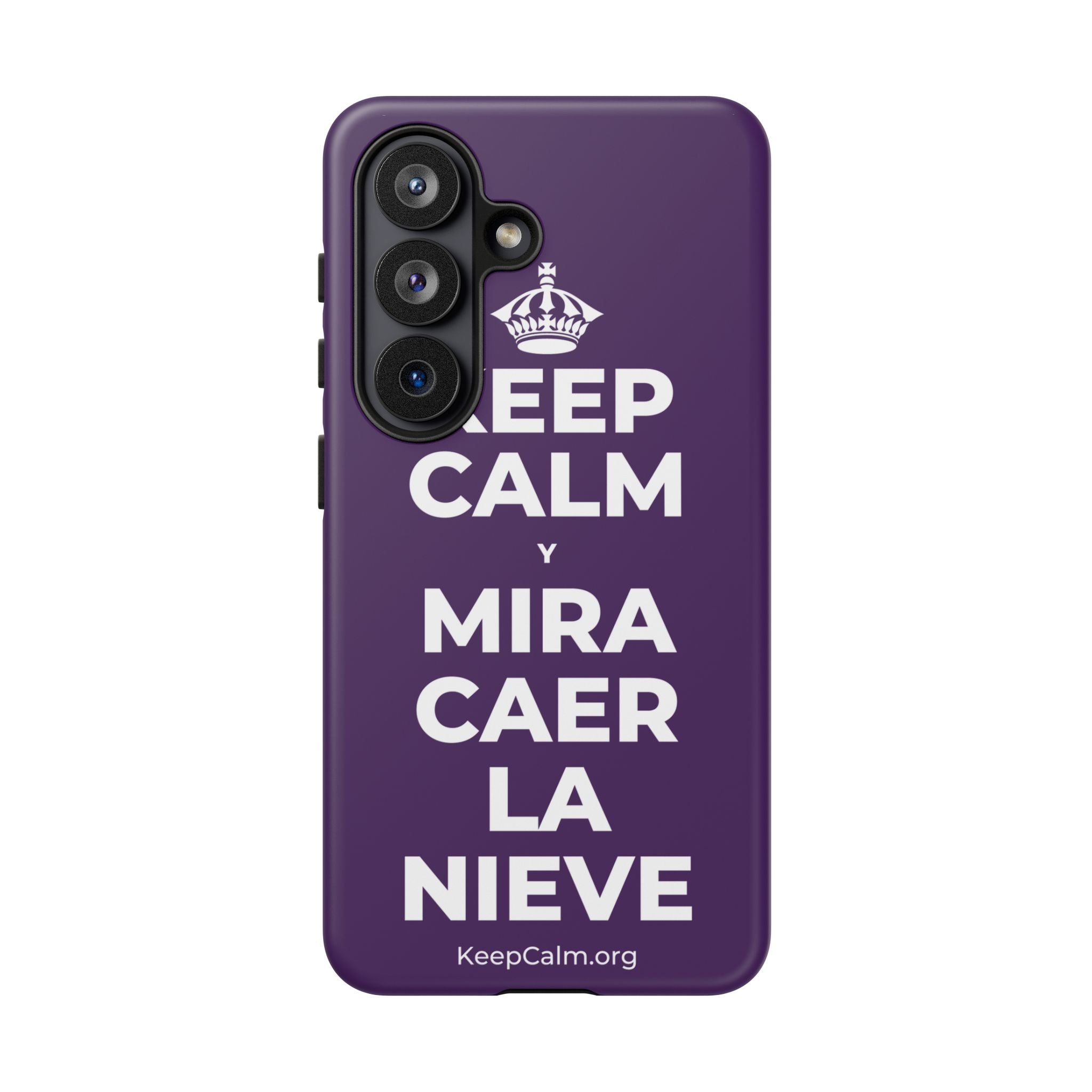 KEEP CALM Y MIRA CAER LA NIEVE Phone Case
