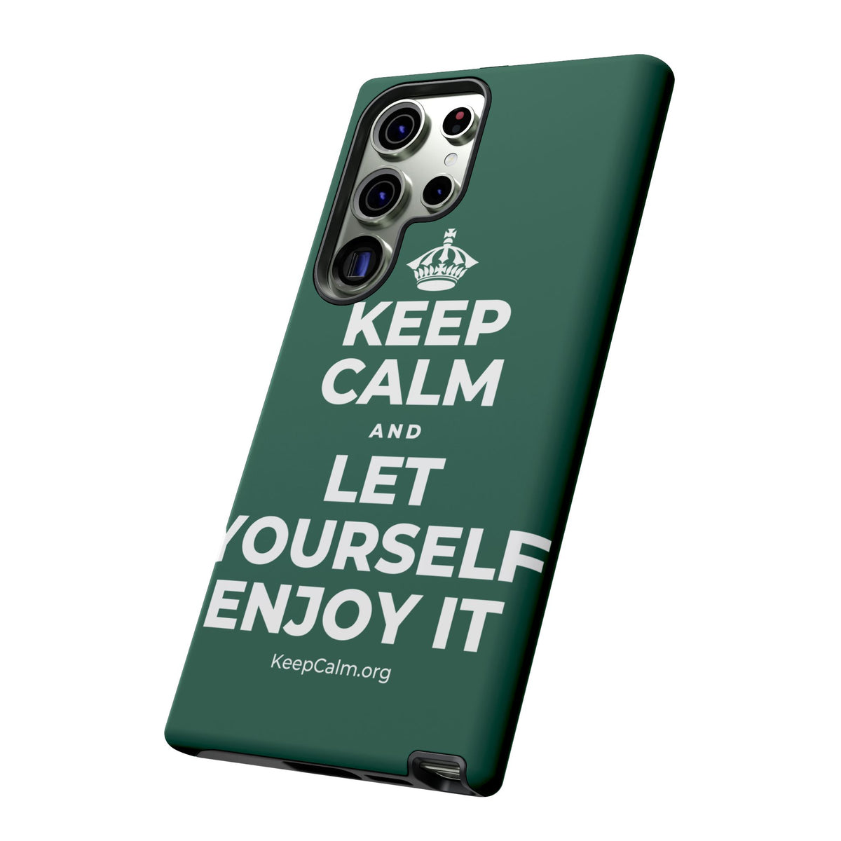 KEEP CALM AND LET YOURSELF ENJOY IT Phone Case