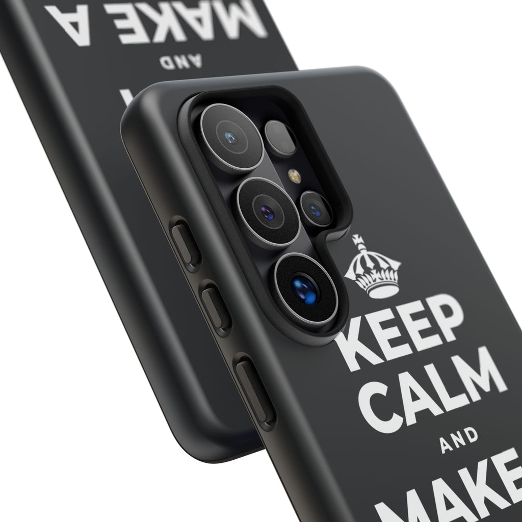 KEEP CALM AND MAKE A HAPPY MEMORY Phone Case (Dark)
