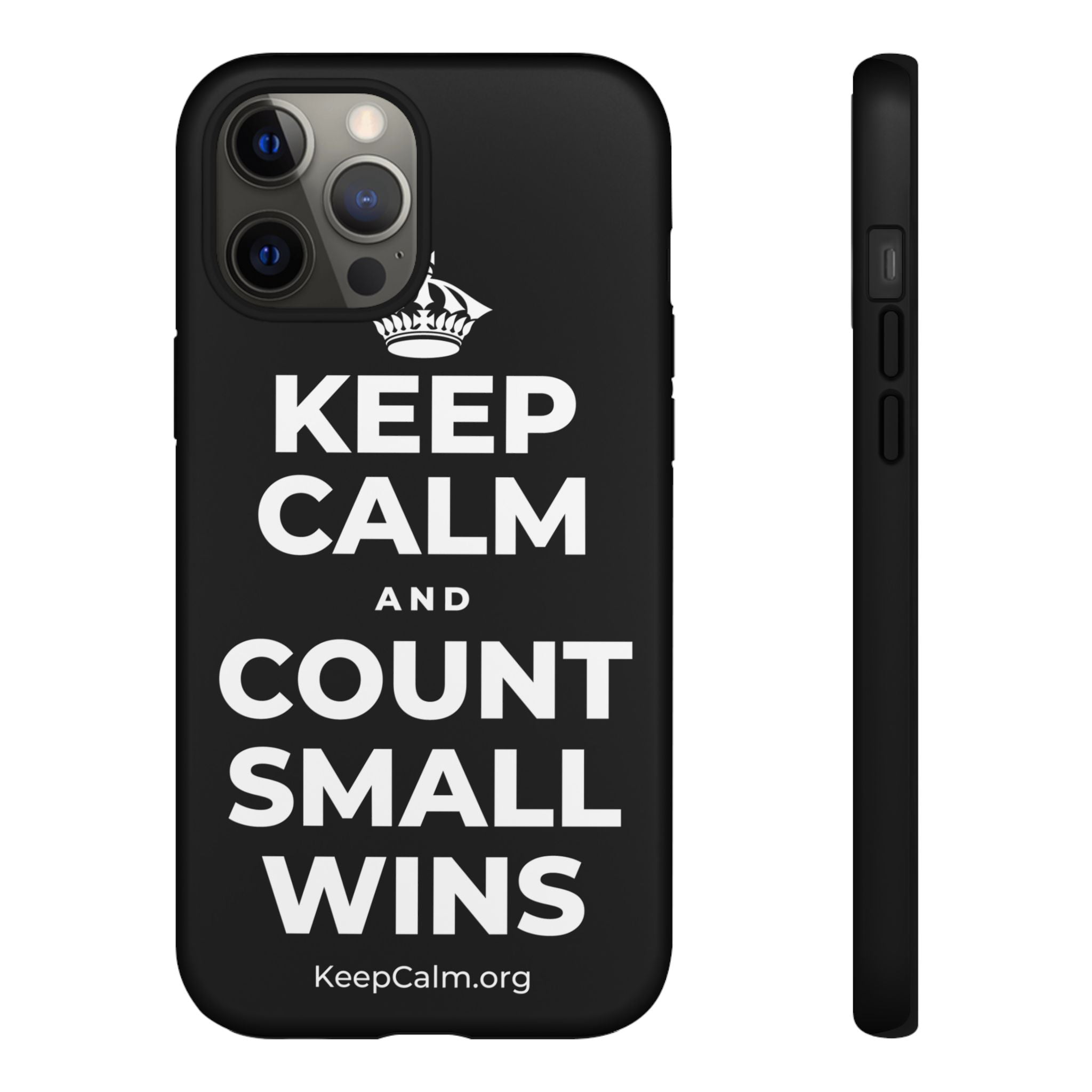 KEEP CALM AND COUNT SMALL WINS Phone Case