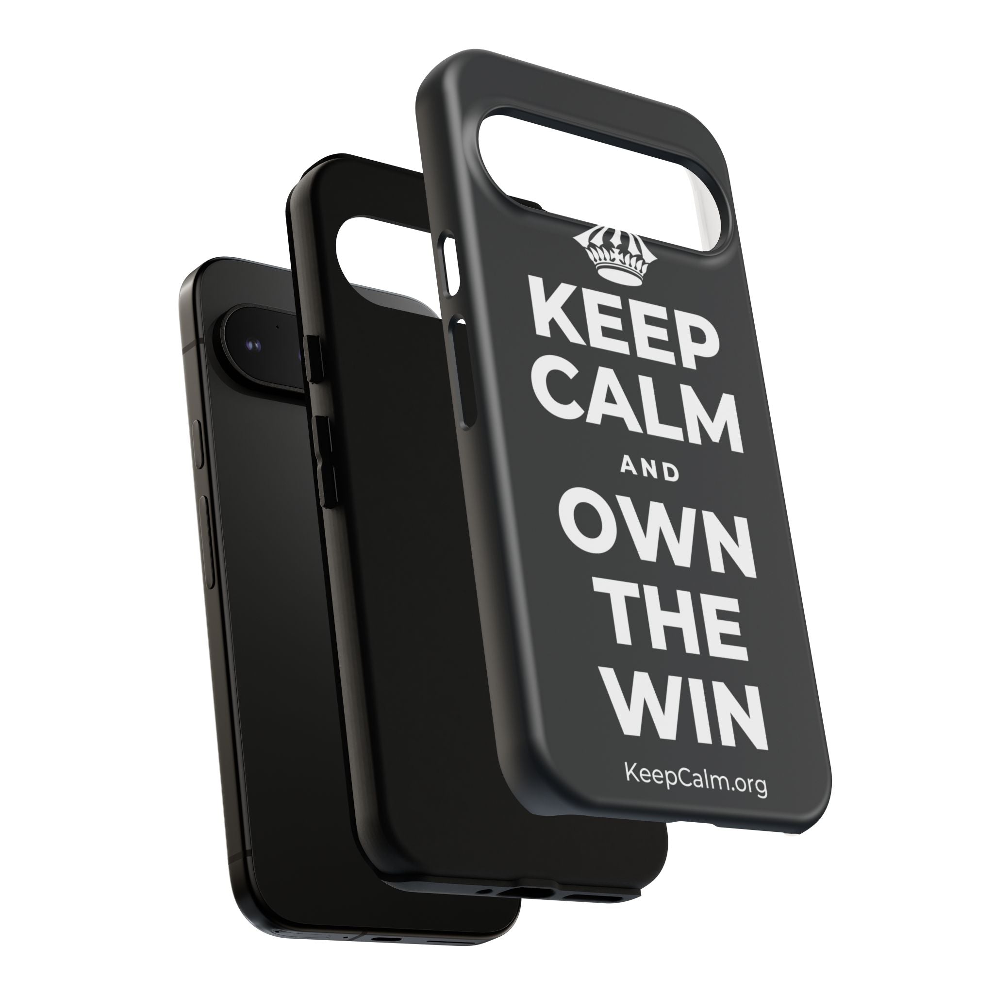 KEEP CALM AND OWN THE WIN Phone Case (Dark)