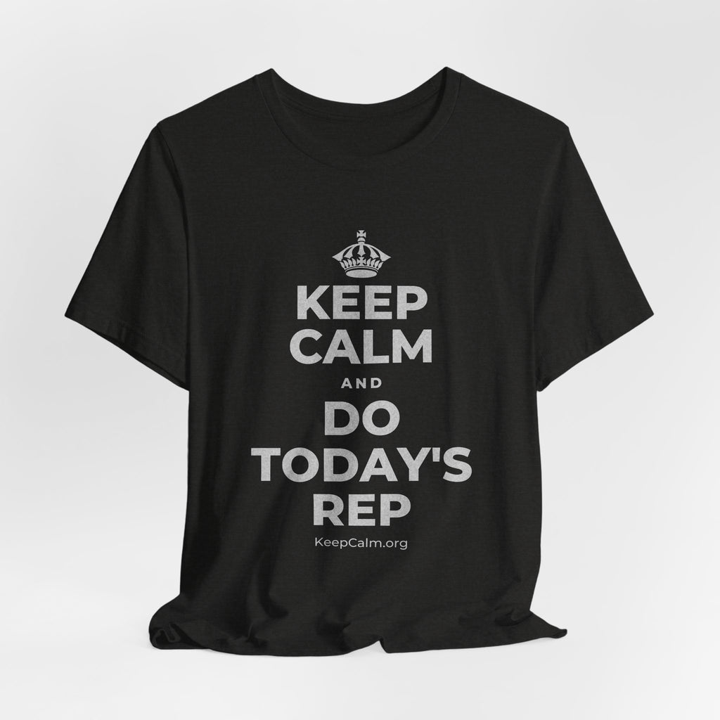 KEEP CALM AND DO TODAY'S REP T-Shirt (Soft Cream–Heather Mauve)