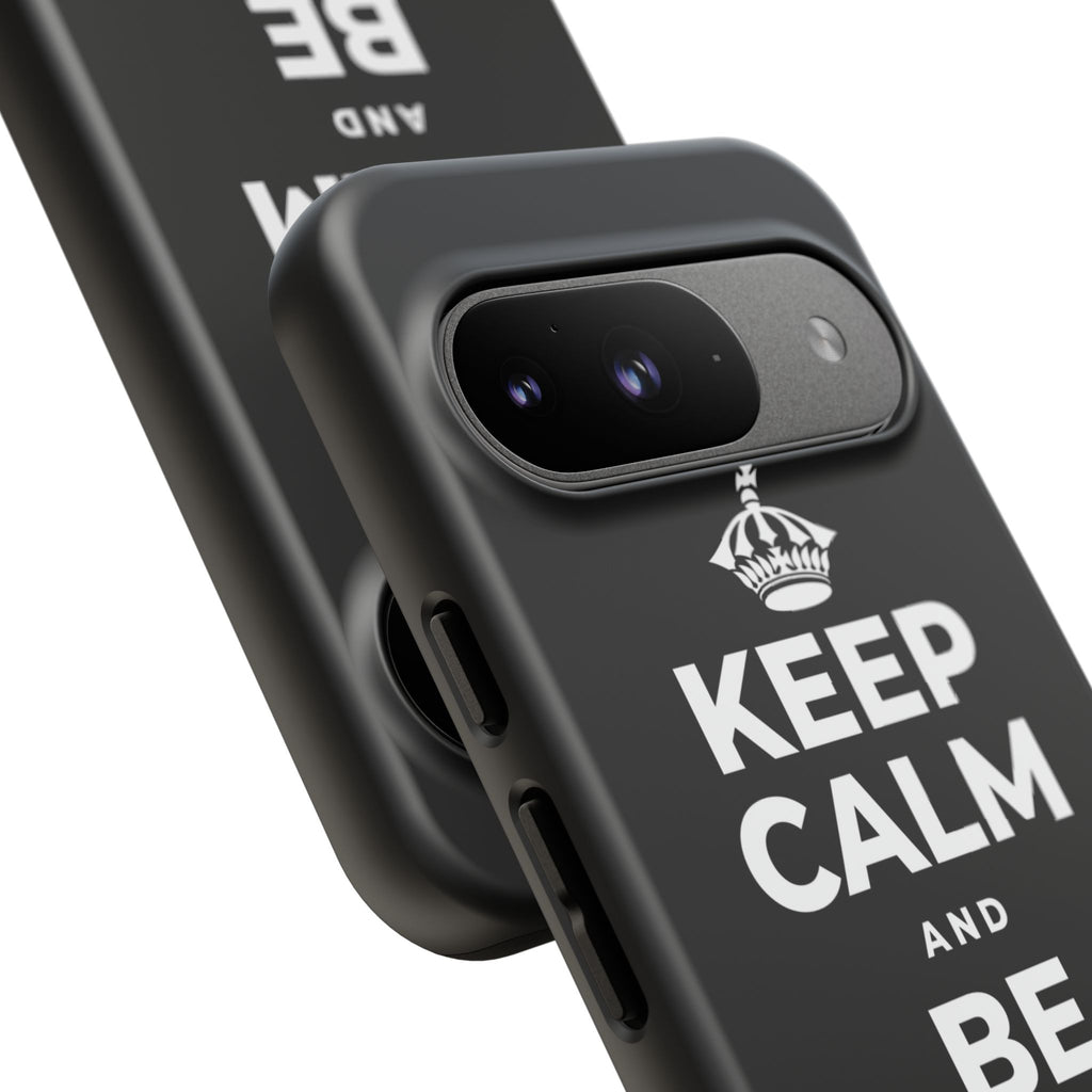 KEEP CALM AND BE STRONG LIKE A 🦕 Phone Case