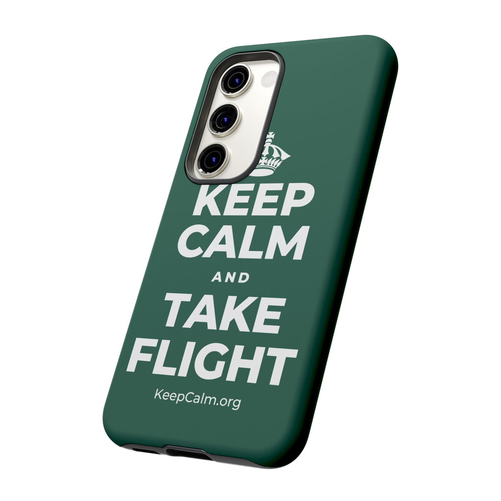 KEEP CALM AND TAKE FLIGHT Phone Case