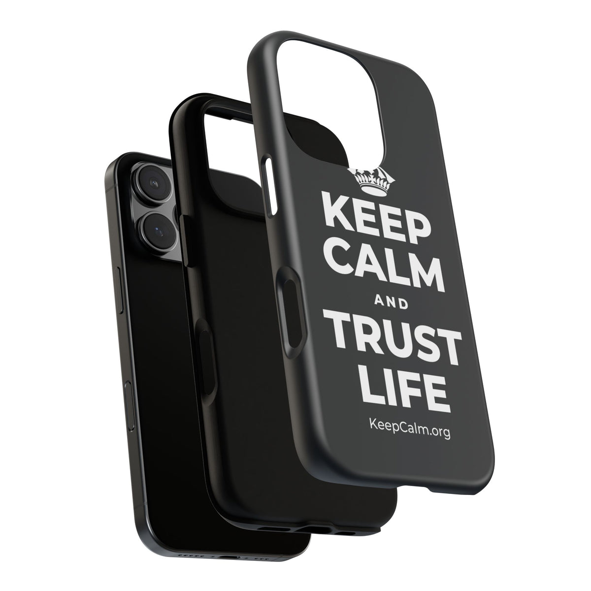 KEEP CALM AND TRUST LIFE Phone Case (Dark)