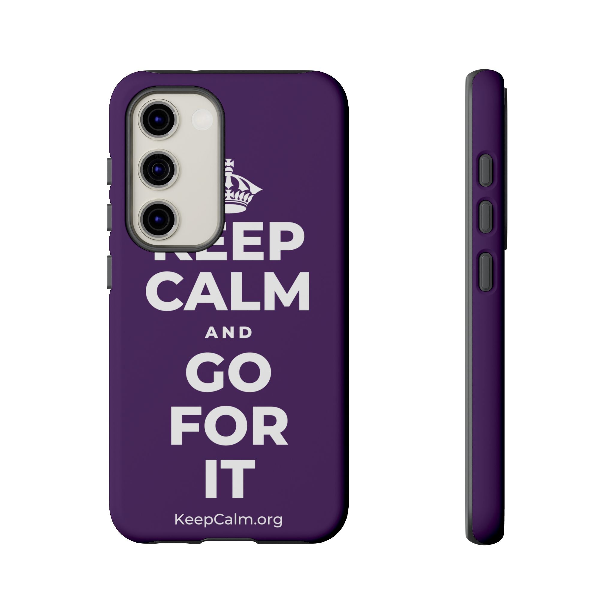 KEEP CALM AND GO FOR IT Phone Case