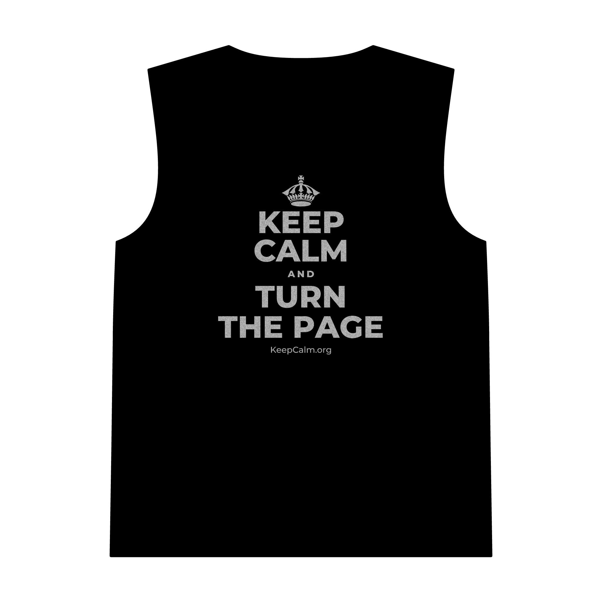 KEEP CALM AND TURN THE PAGE Tank Top