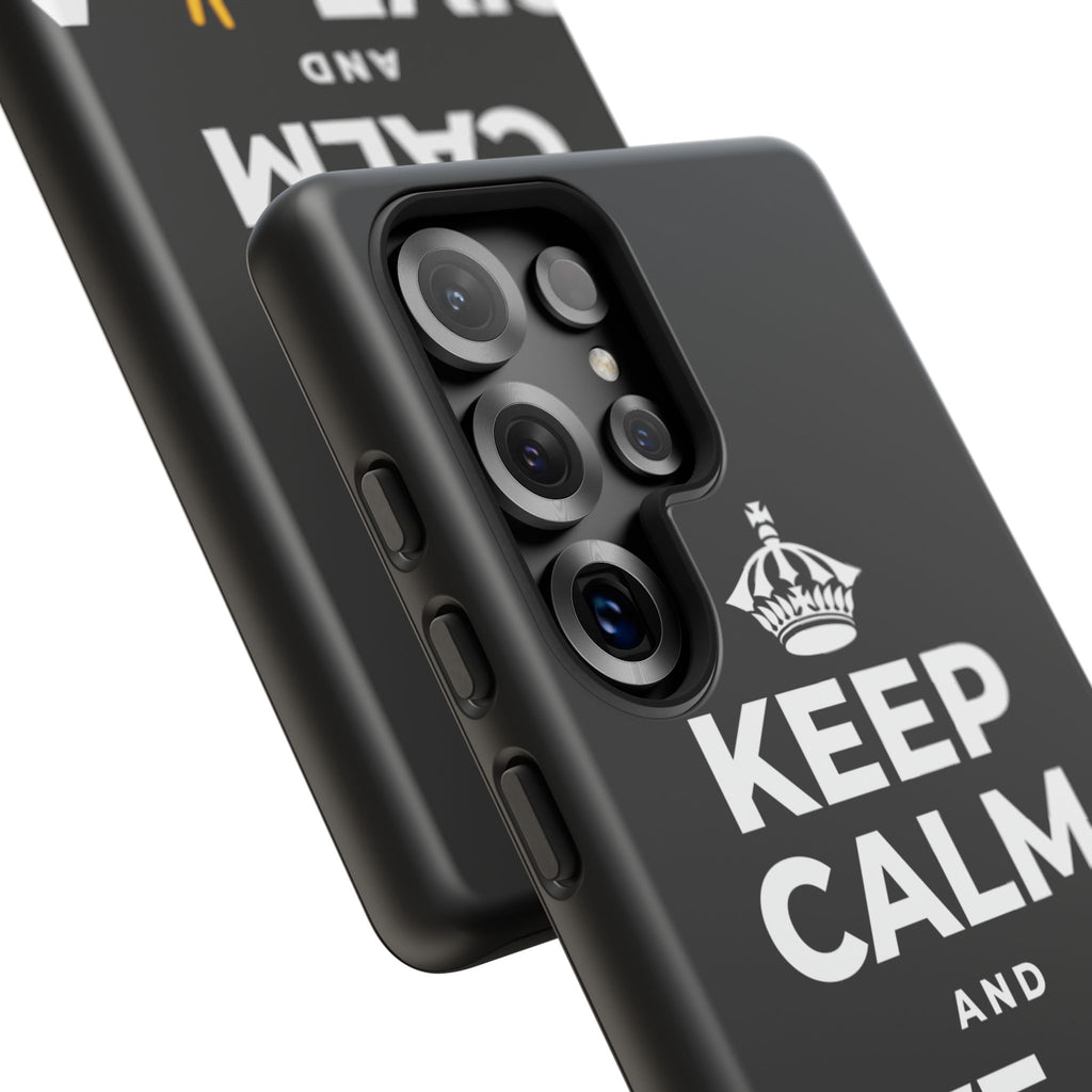 KEEP CALM AND GIVE ✌️ A CHANCE Phone Case