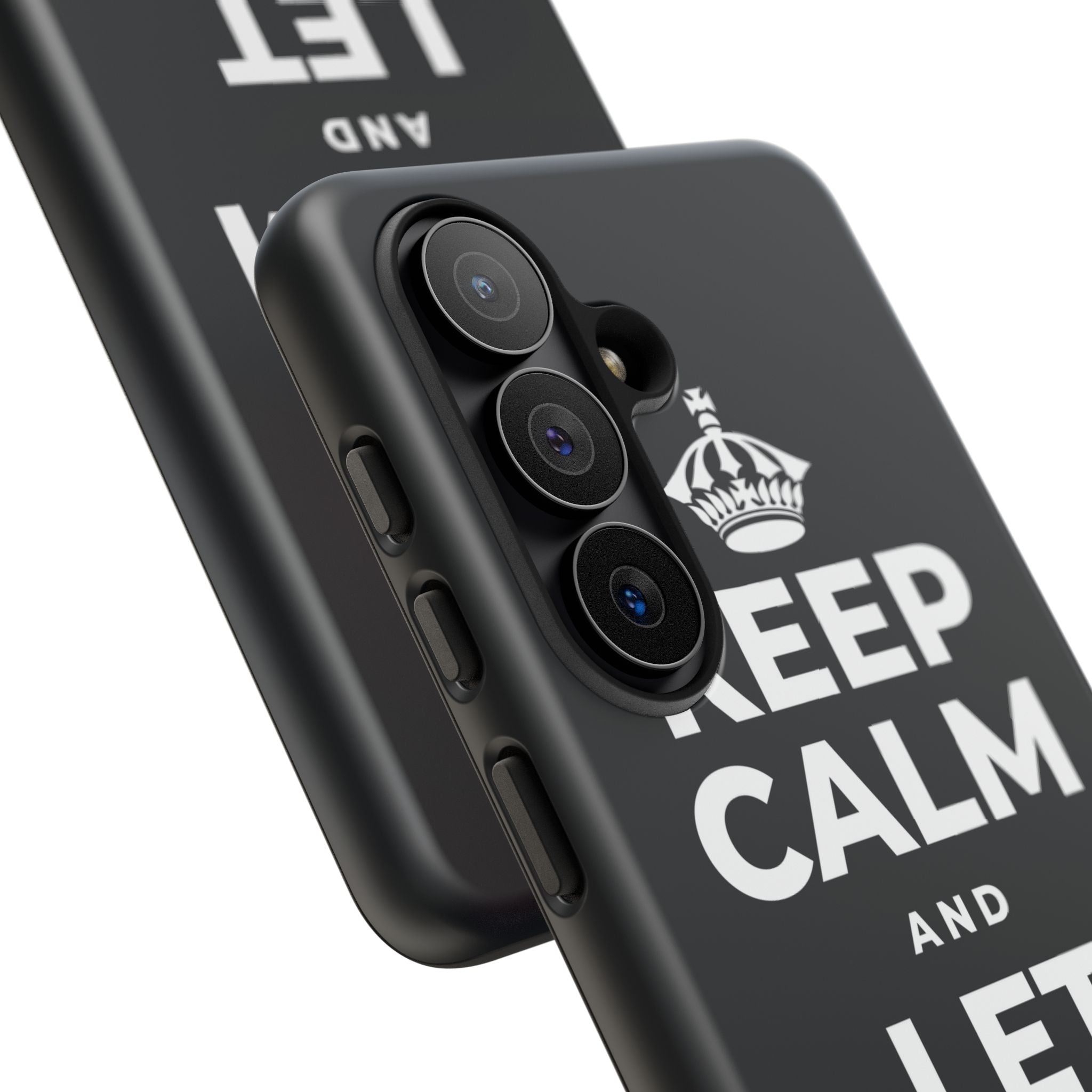 KEEP CALM AND LET IT OUT Phone Case (Dark)