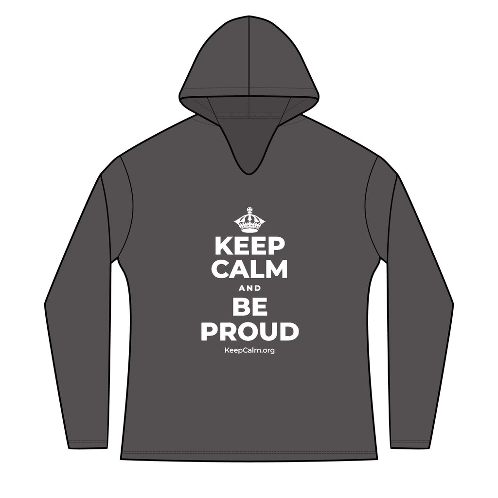 KEEP CALM AND BE PROUD Women's Long Sleeve Hoodie