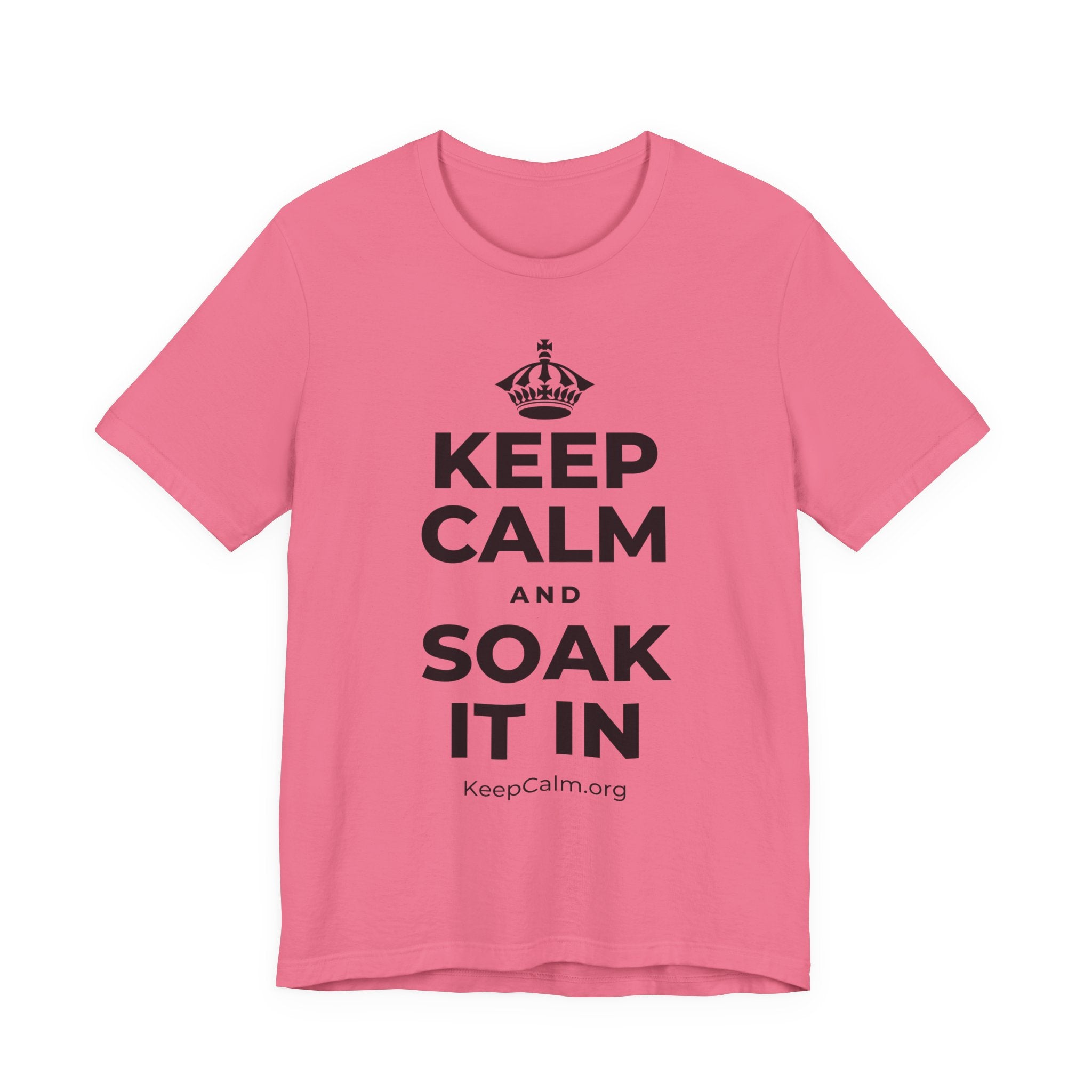 KEEP CALM AND SOAK IT IN T-Shirt (Military Green–Autumn)