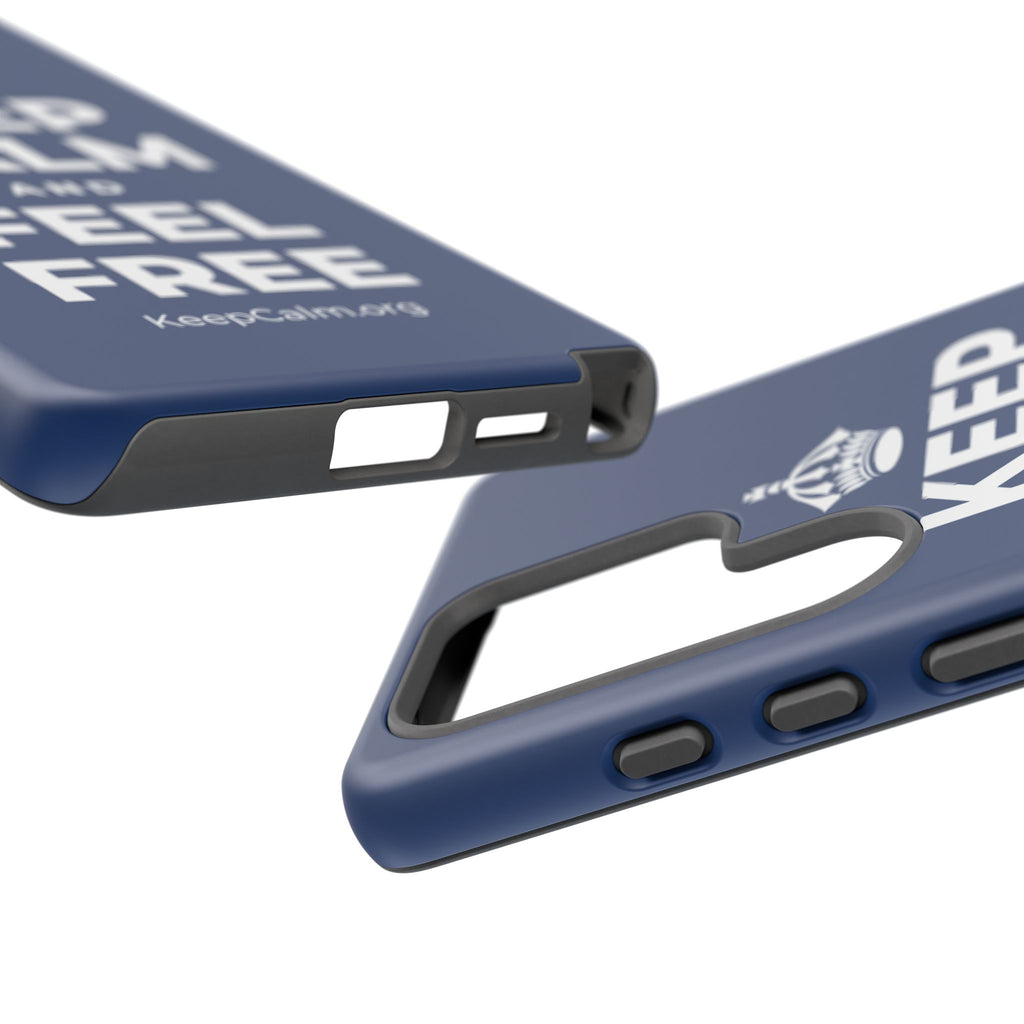 KEEP CALM AND FEEL FREE Phone Case