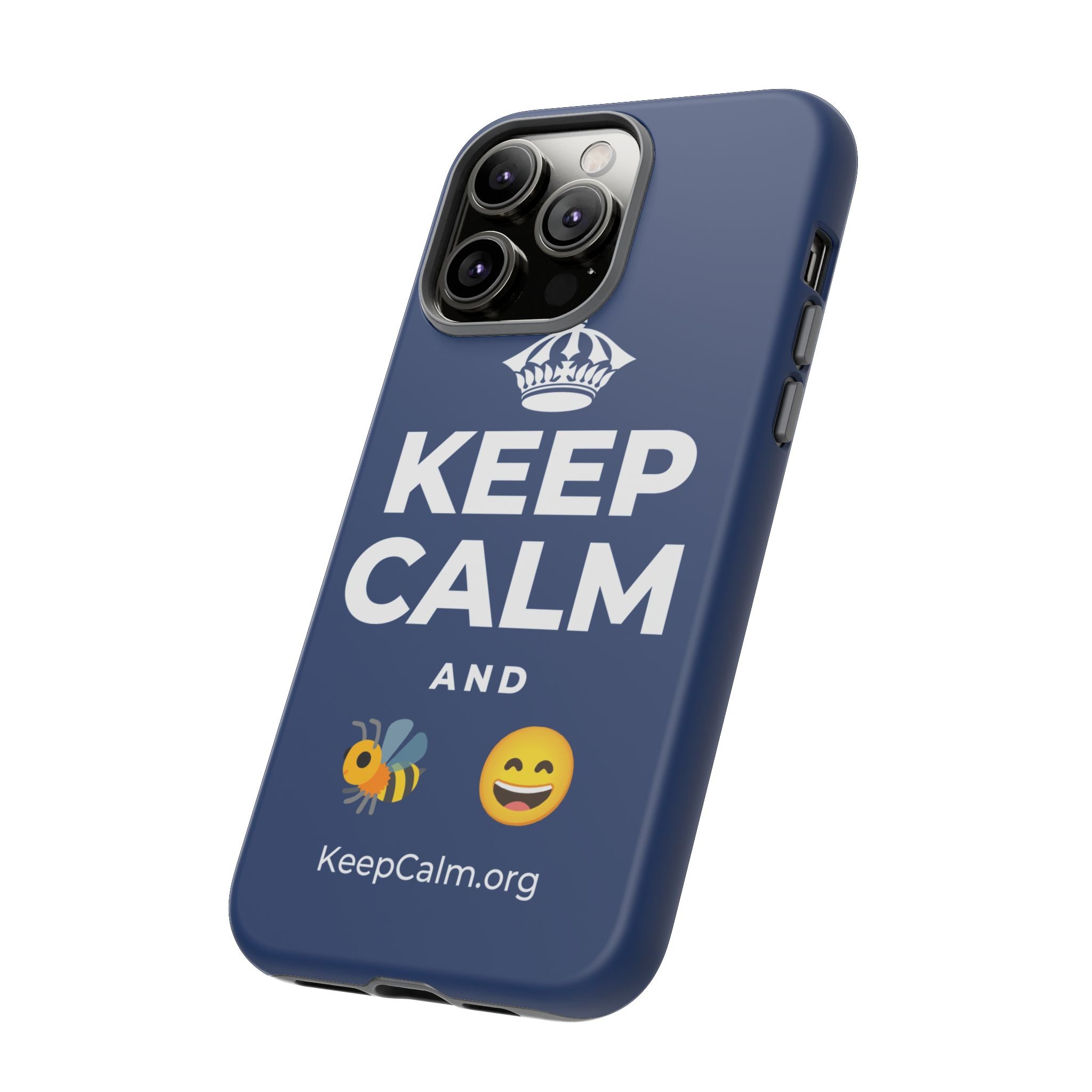 KEEP CALM AND 🐝 😄 Phone Case