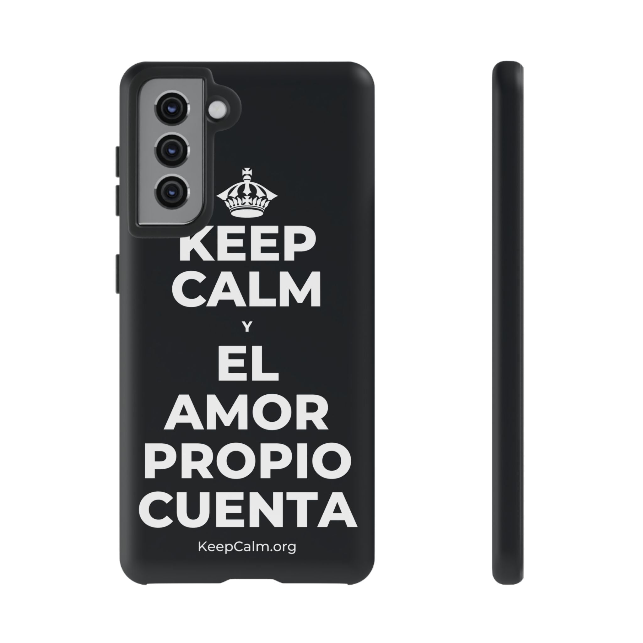 KEEP CALM Y EL AMOR PROPIO CUENTA Phone Case (Dark)
