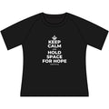 KEEP CALM AND HOLD SPACE FOR HOPE Women's Raglan Tee
