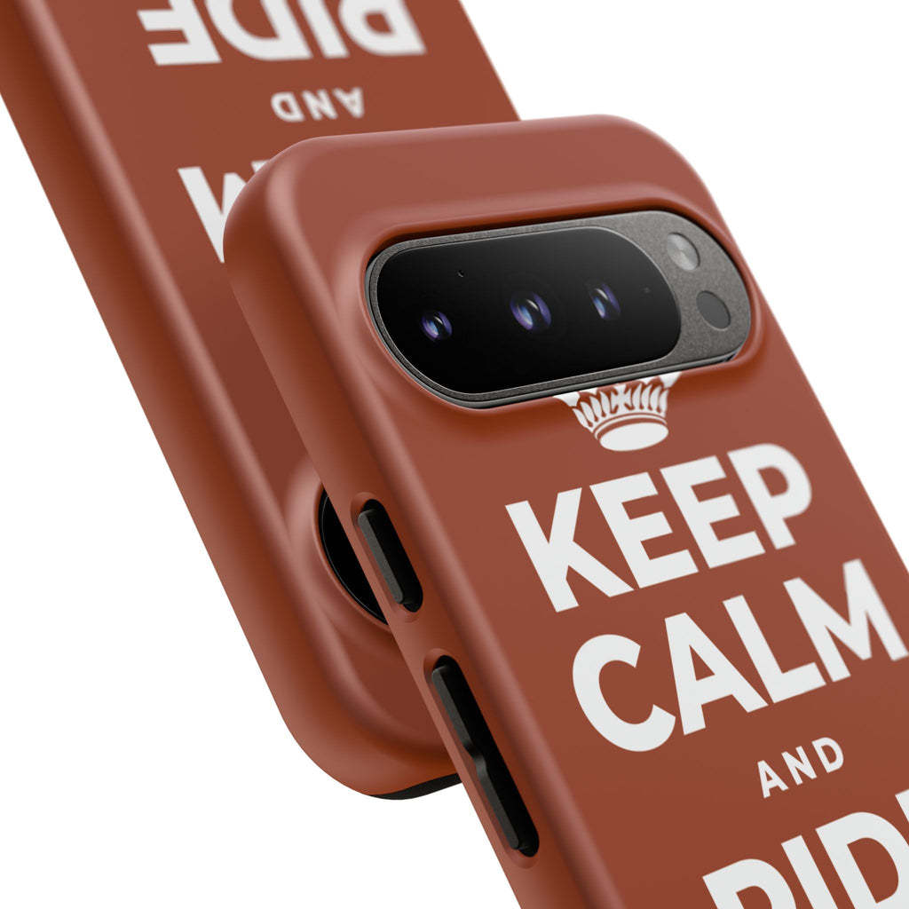 KEEP CALM AND RIDE THE WAVE Phone Case
