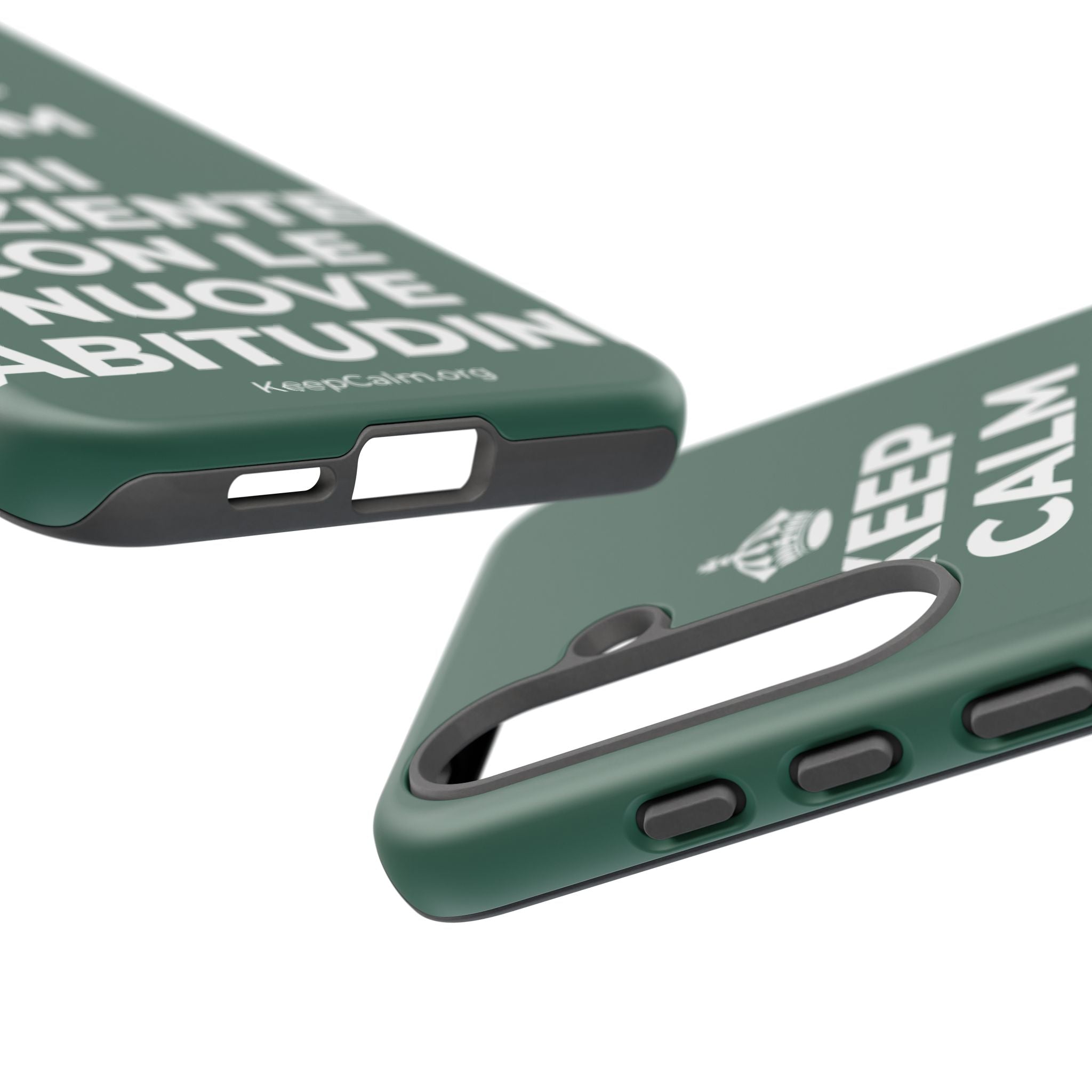 KEEP CALM E SII PAZIENTE CON LE NUOVE ABITUDINI Phone Case