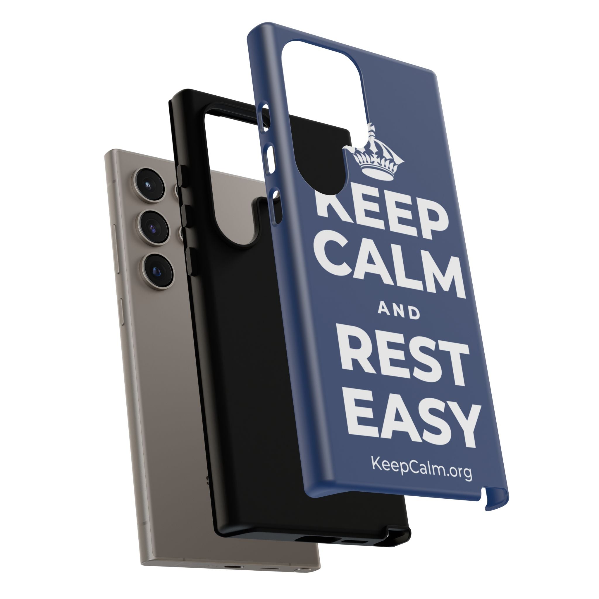 KEEP CALM AND REST EASY Phone Case