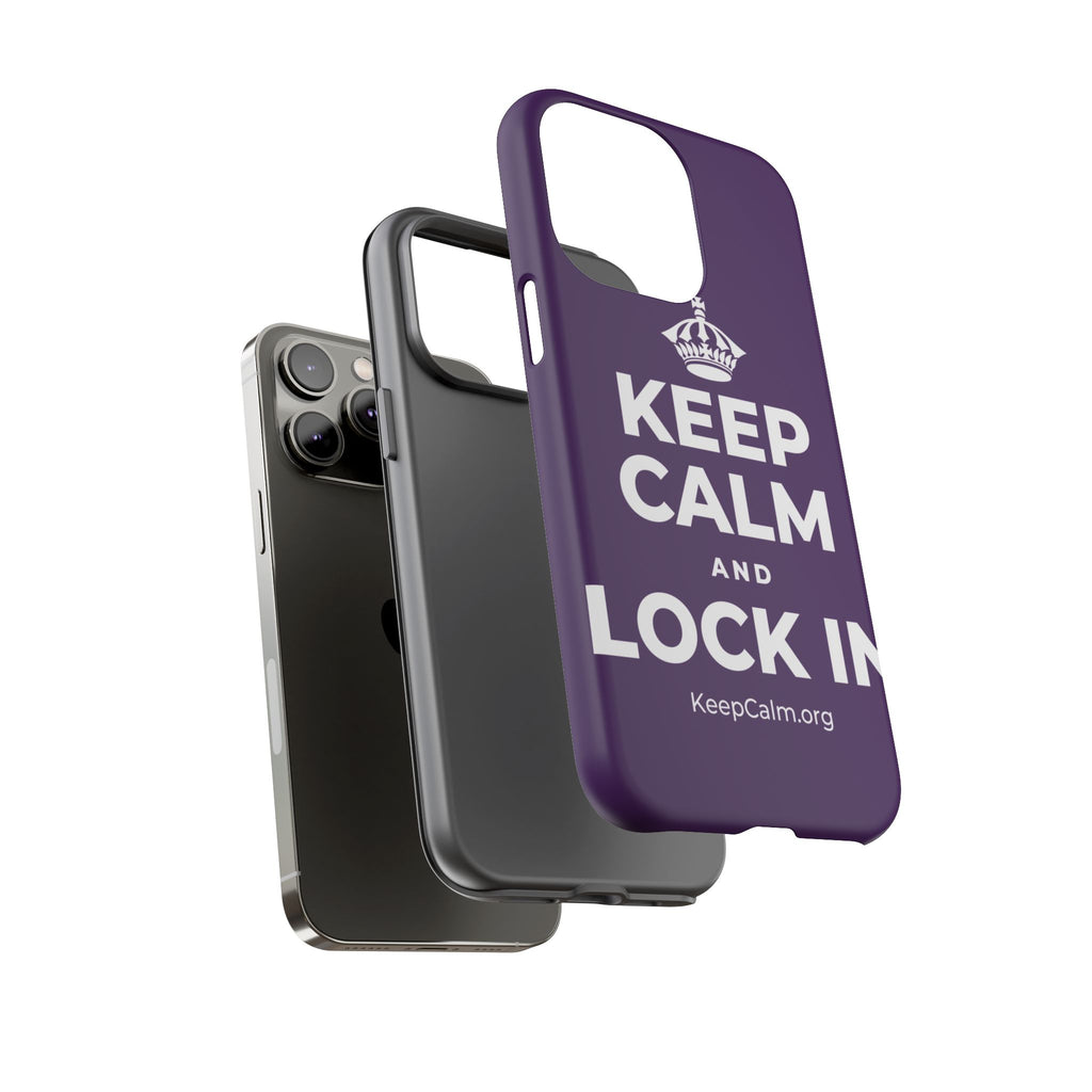 KEEP CALM AND LOCK IN Phone Case