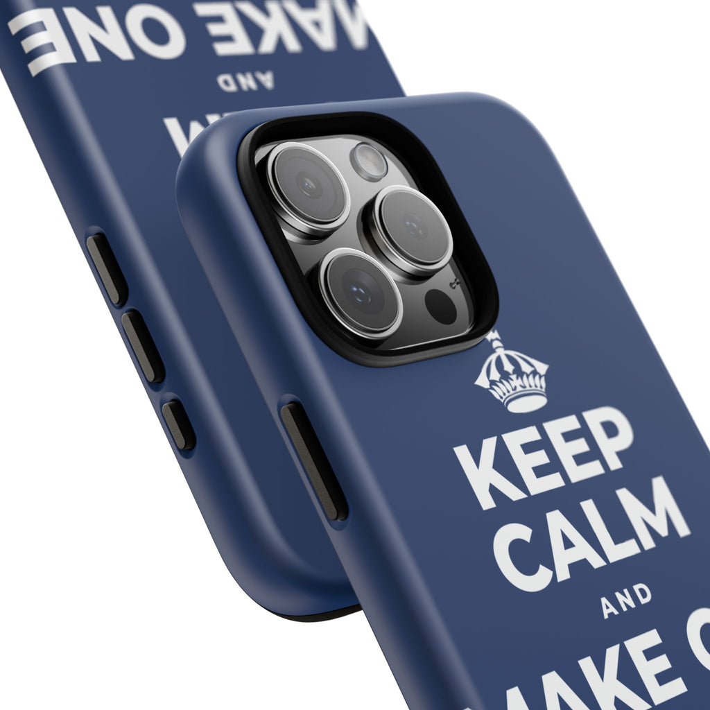 KEEP CALM AND MAKE ONE SMALL CHANGE Phone Case