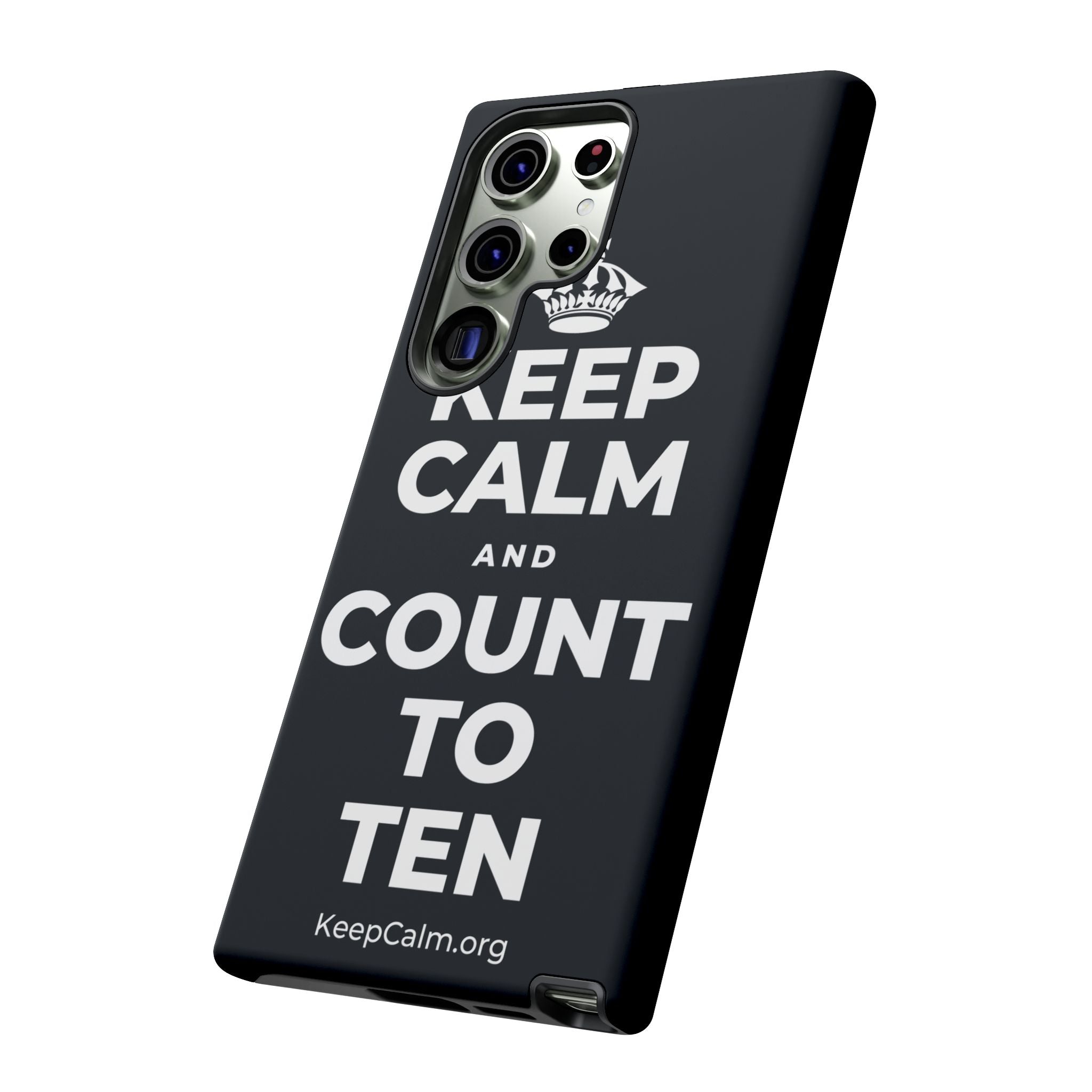 KEEP CALM AND COUNT TO TEN Phone Case (Dark)