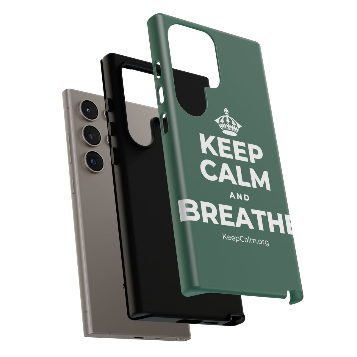 KEEP CALM AND BREATHE Phone Case