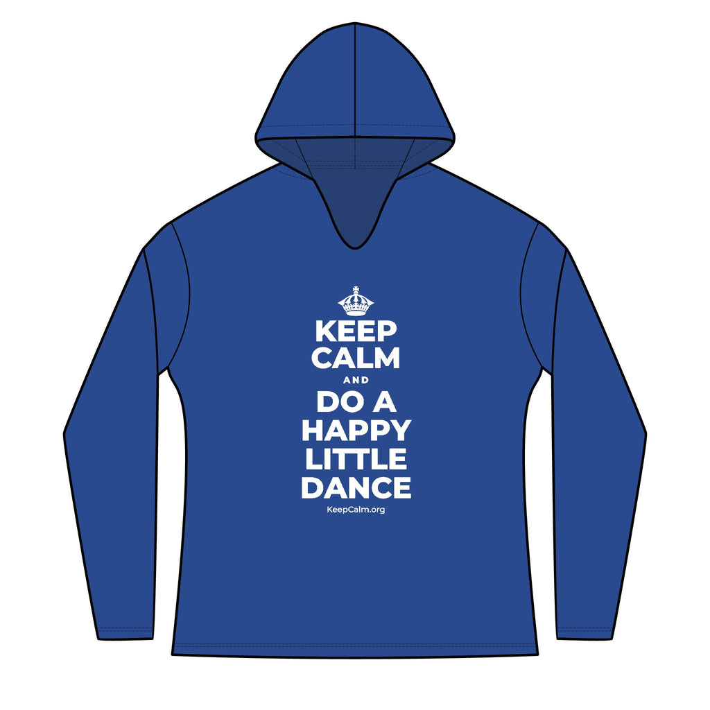 KEEP CALM AND DO A HAPPY LITTLE DANCE Women's Long Sleeve Hoodie