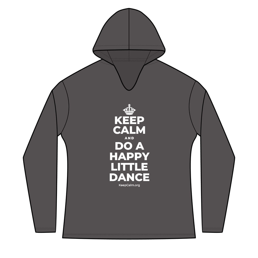KEEP CALM AND DO A HAPPY LITTLE DANCE Women's Long Sleeve Hoodie