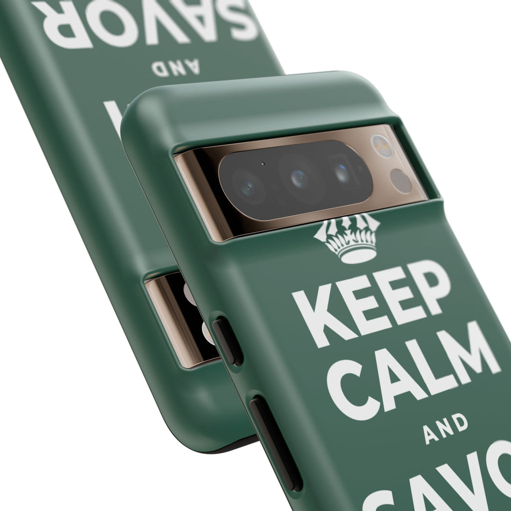 KEEP CALM AND SAVOR THE SIMPLE Phone Case