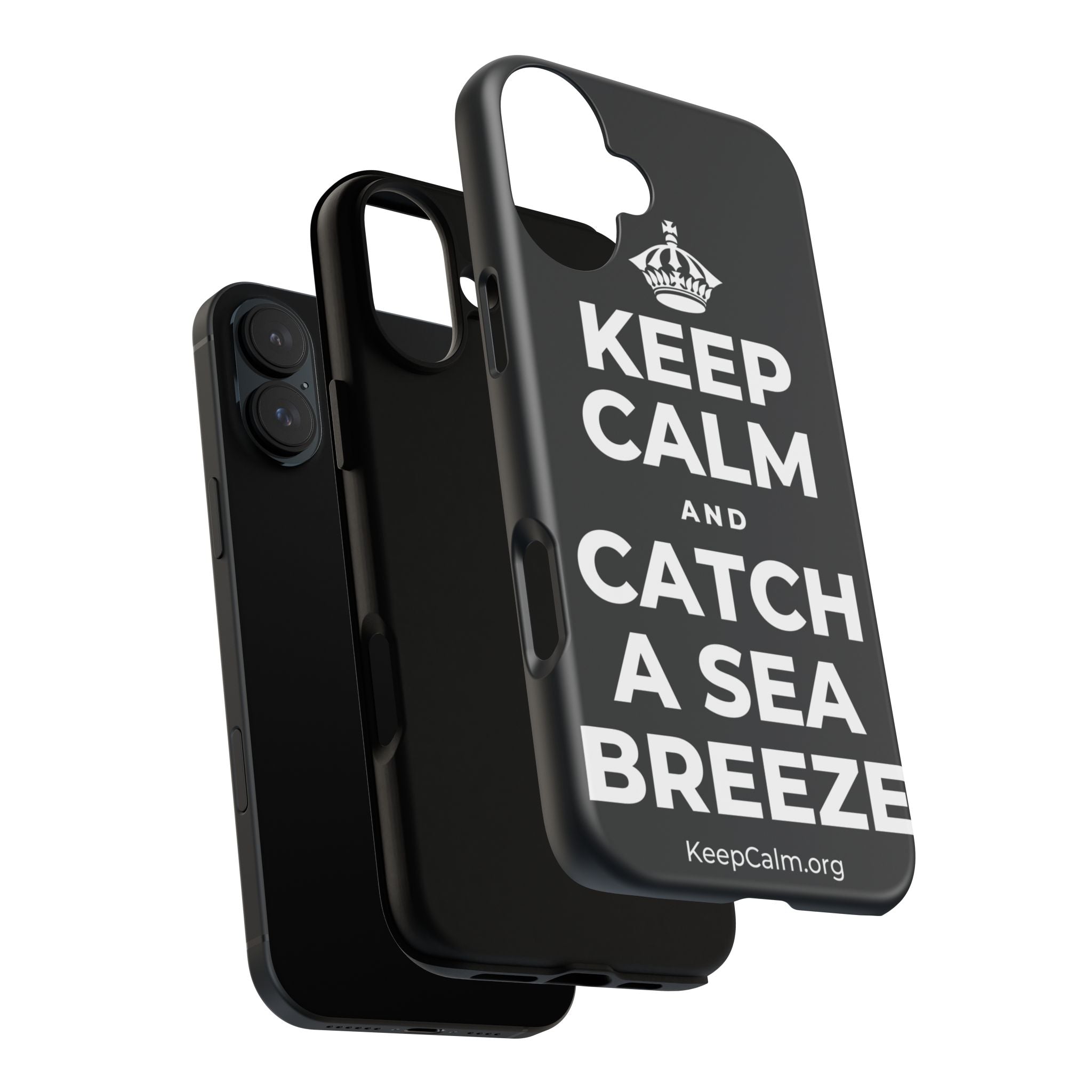 KEEP CALM AND CATCH A SEA BREEZE Phone Case (Dark)