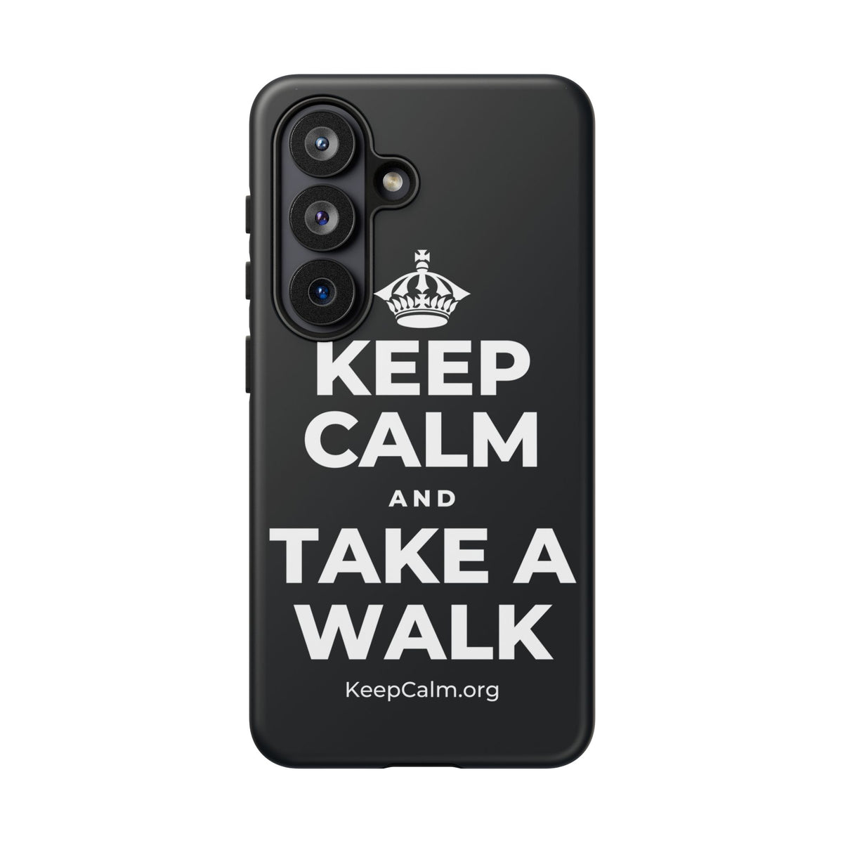 KEEP CALM AND TAKE A WALK Phone Case (Dark)