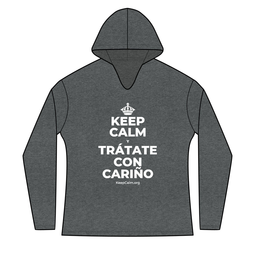 KEEP CALM Y TRÁTATE CON CARIÑO Women's Long Sleeve Hoodie