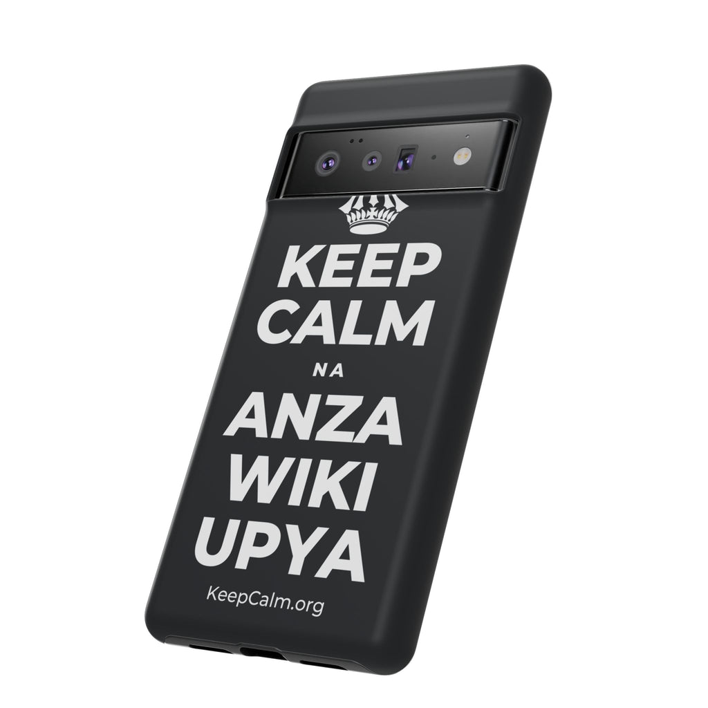 KEEP CALM NA ANZA WIKI UPYA Phone Case (Dark)