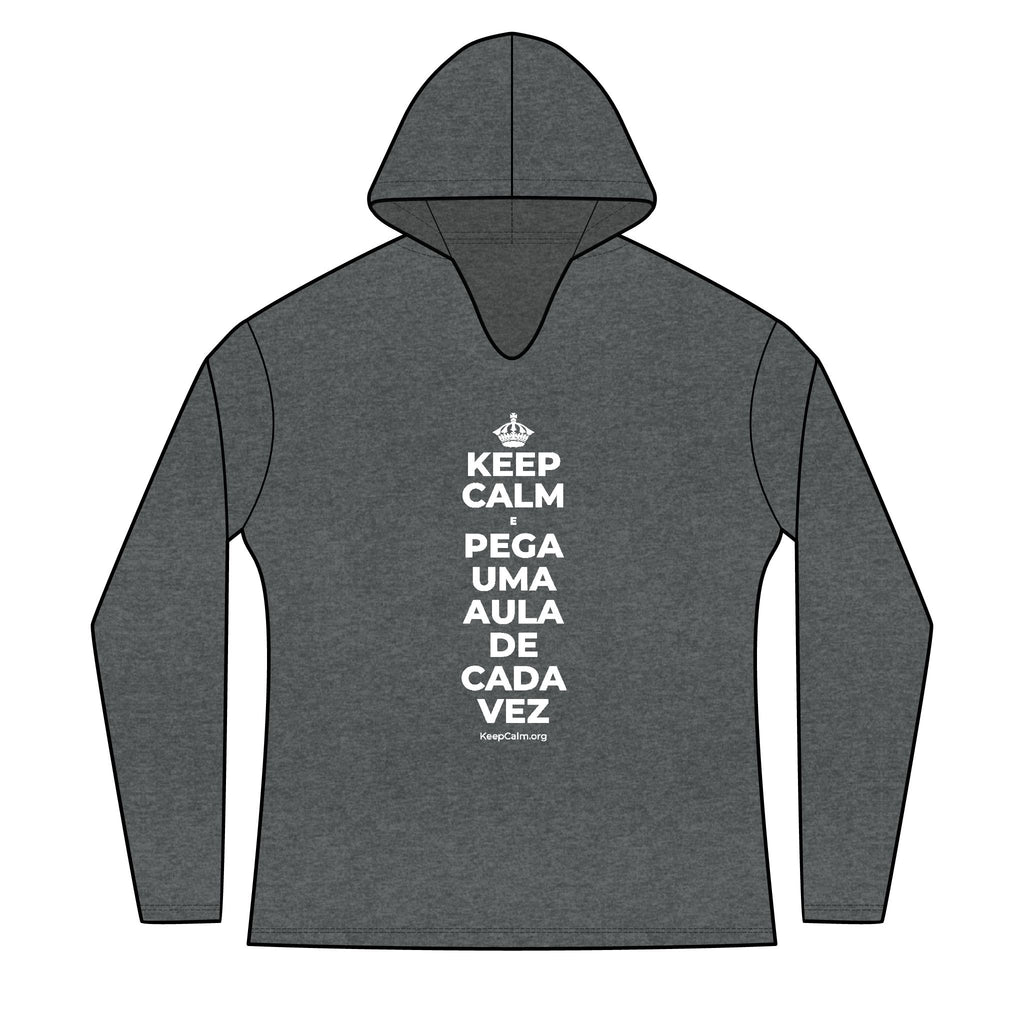 KEEP CALM E PEGA UMA AULA DE CADA VEZ Women's Long Sleeve Hoodie