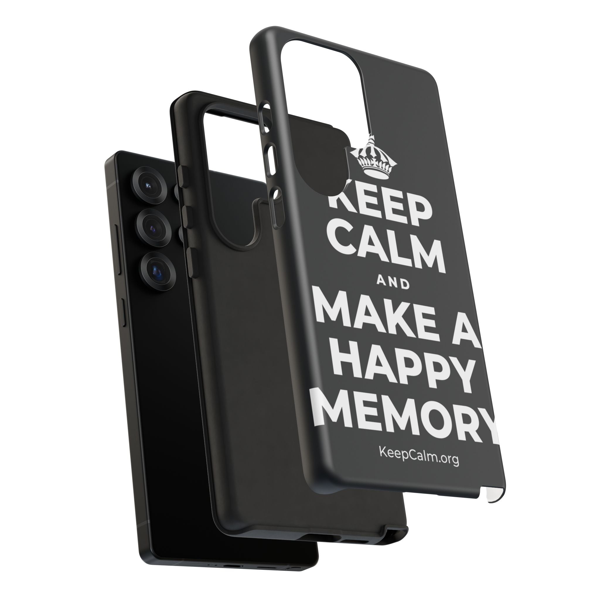 KEEP CALM AND MAKE A HAPPY MEMORY Phone Case (Dark)