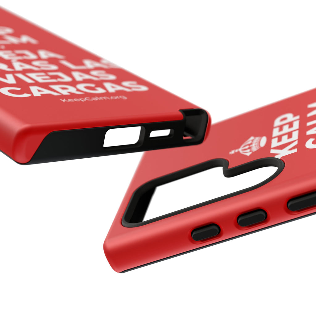 KEEP CALM Y DEJA ATRÁS LAS VIEJAS CARGAS Phone Case