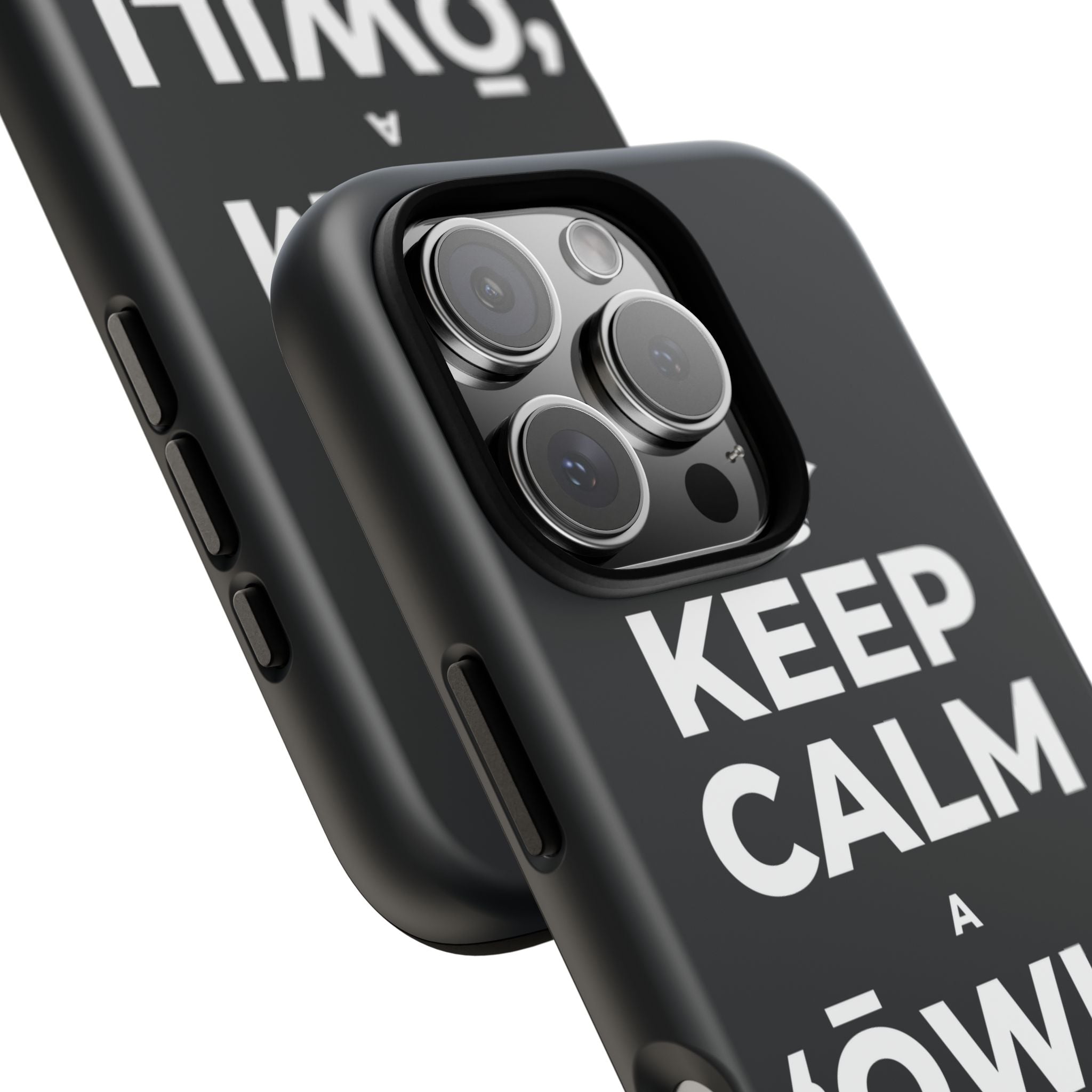 KEEP CALM A ʻŌWILI I KAHI KUʻEKE Phone Case (Dark)