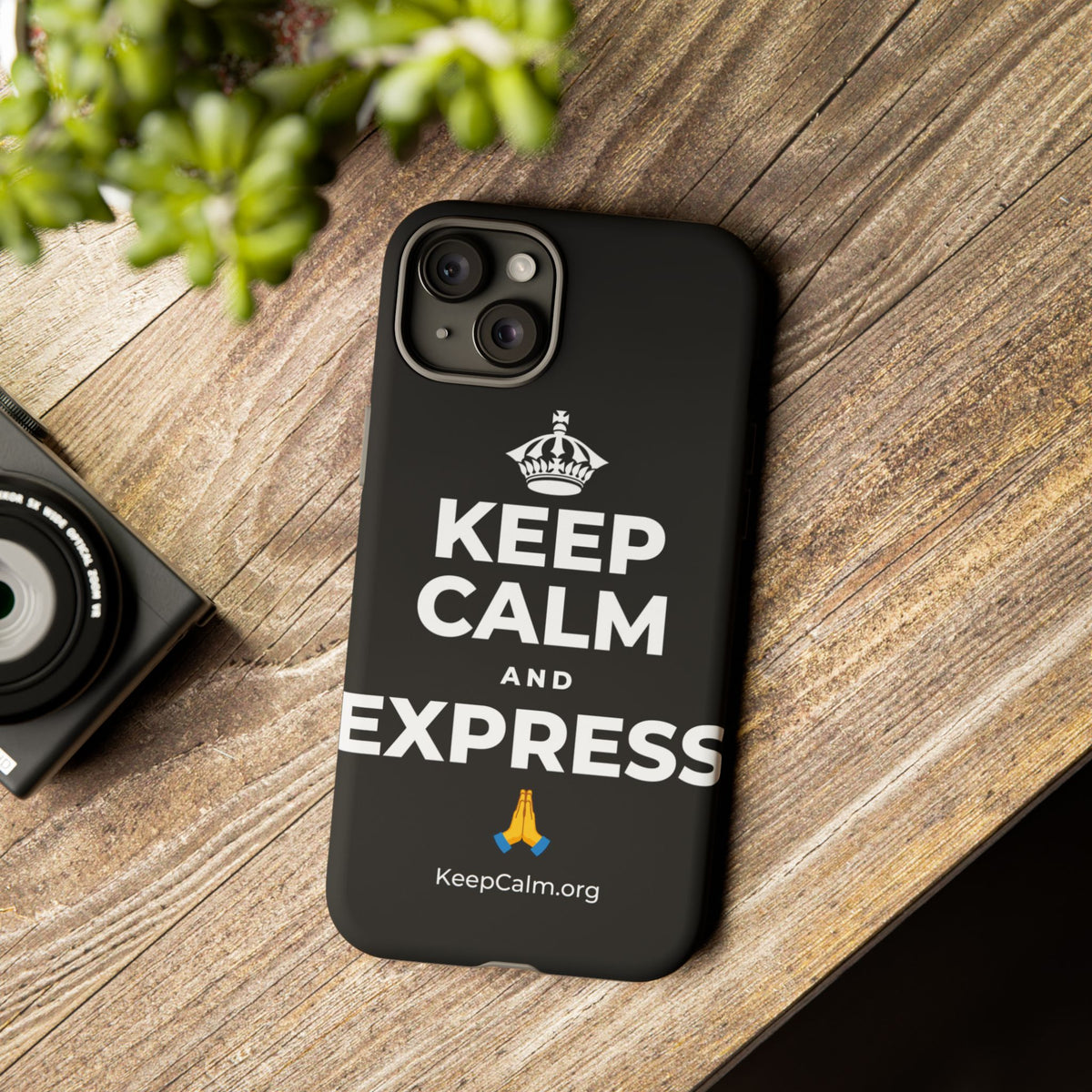 KEEP CALM AND EXPRESS 🙏 Phone Case